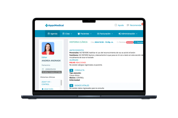 Historia clínica digital